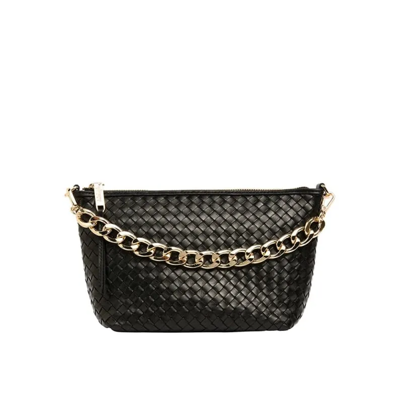 Agnes Bag | Black Weave