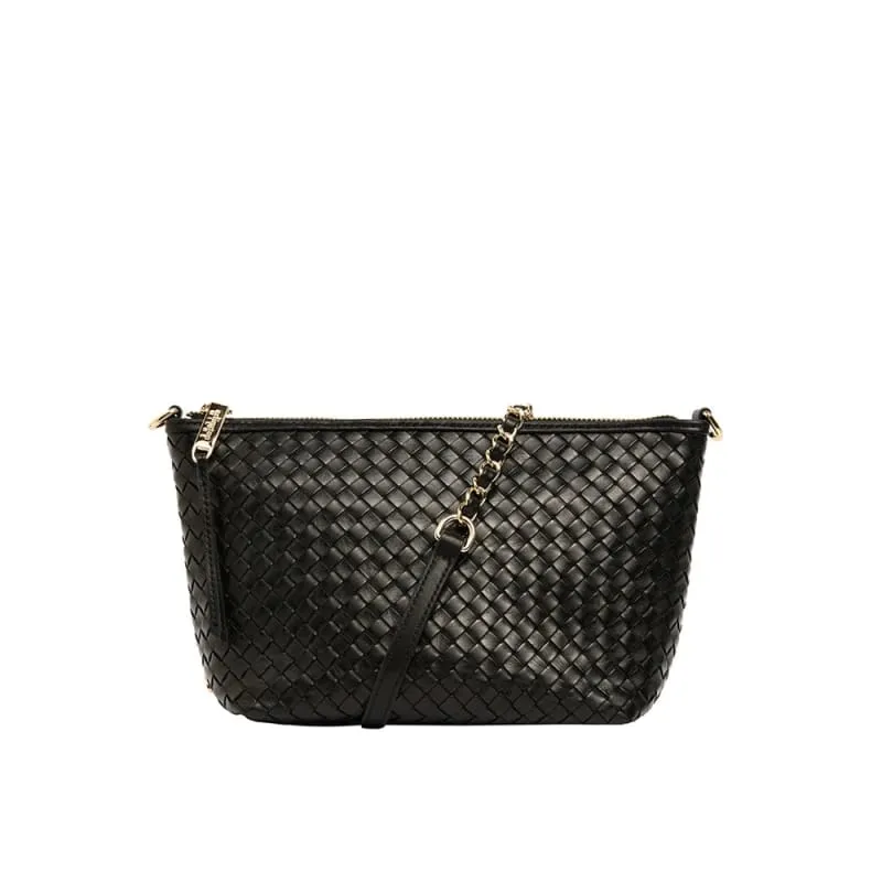 Agnes Bag | Black Weave