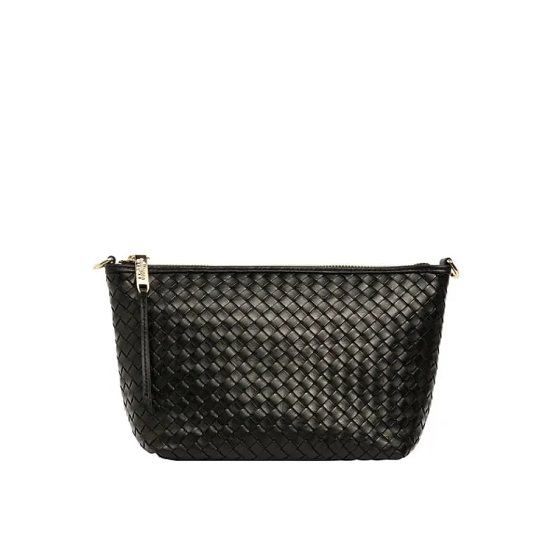 Agnes Bag | Black Weave