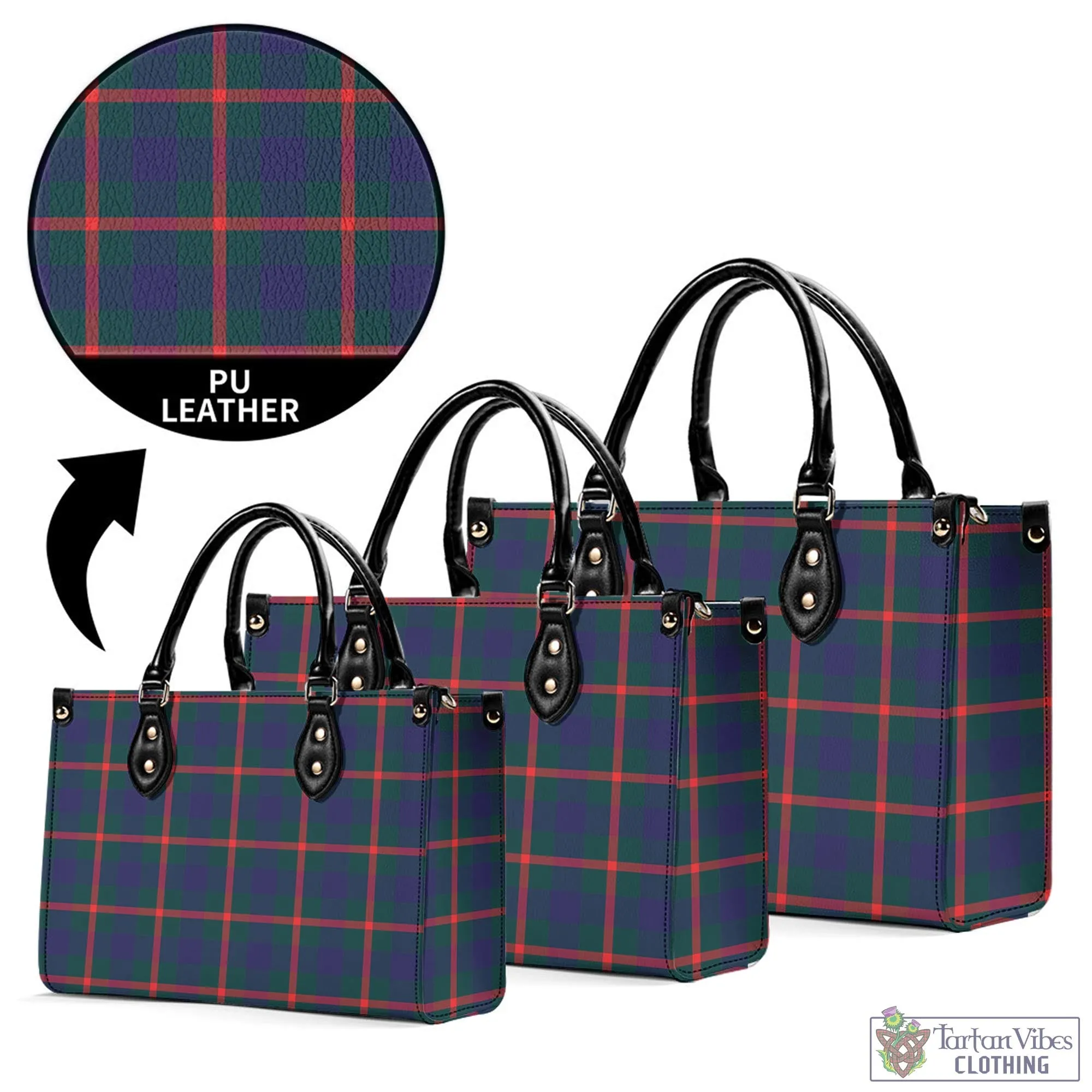 Agnew Tartan Luxury Leather Handbags