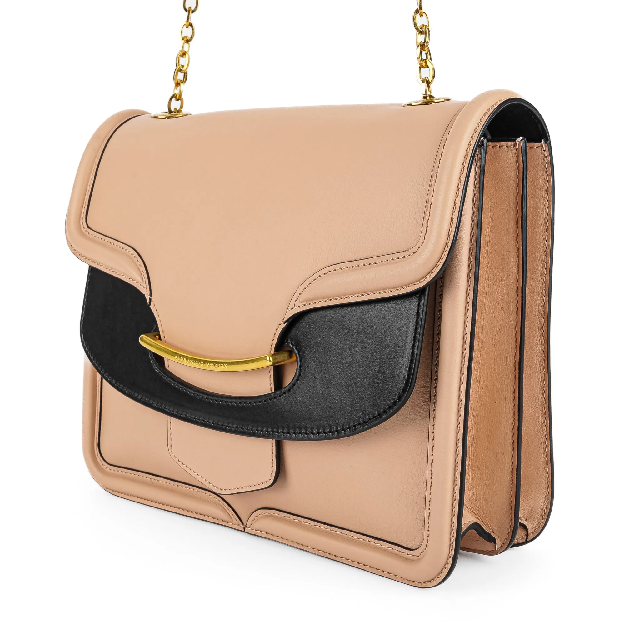 ALEXANDER MCQUEEN Shoulder Bag - Peach Leather