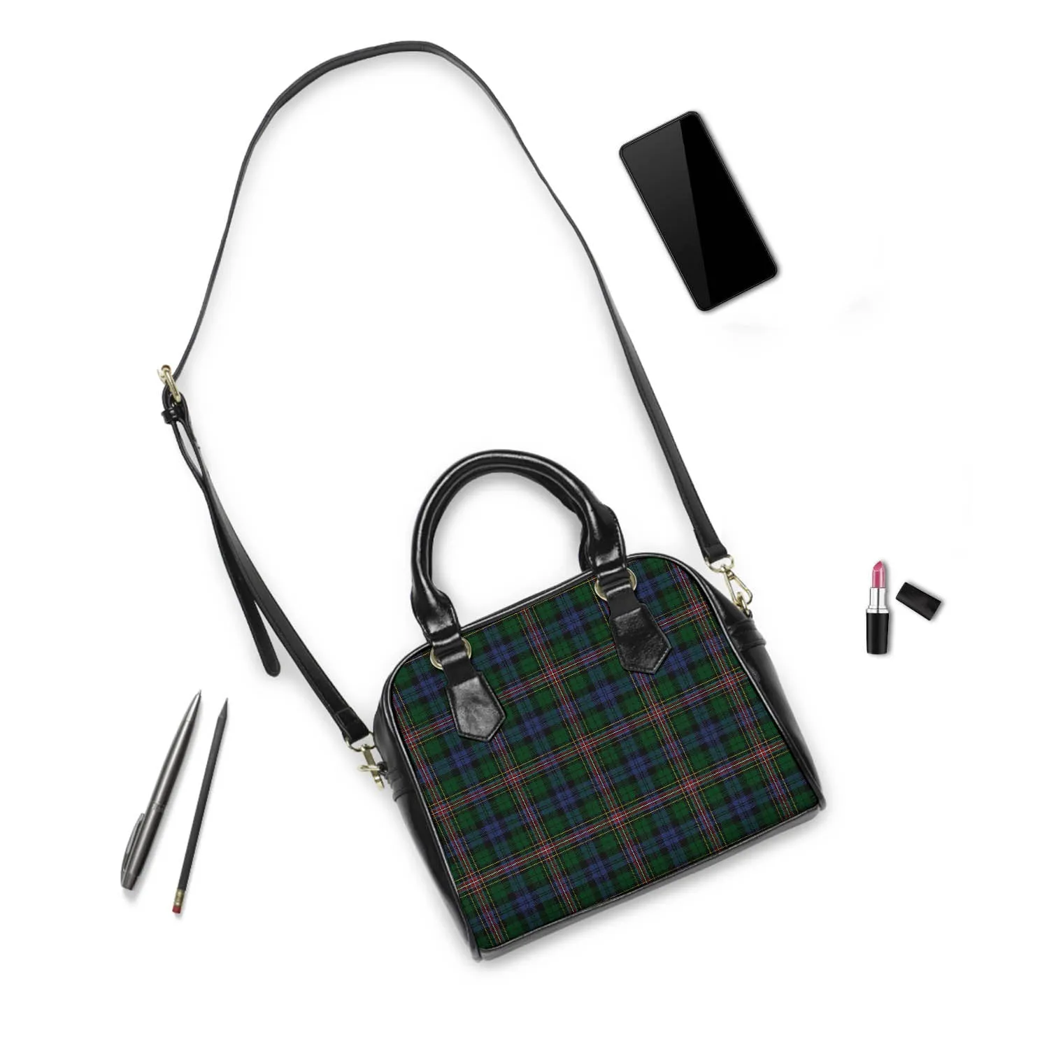 Allison Tartan Shoulder Handbags