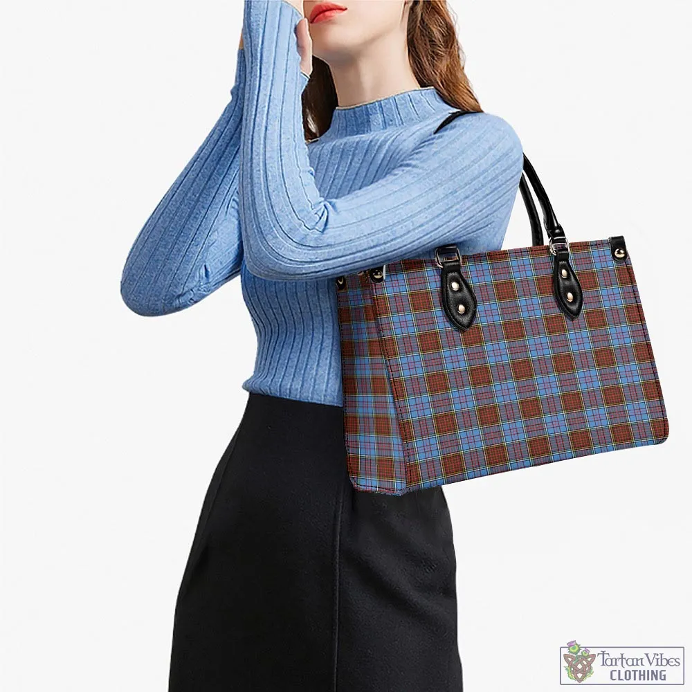 Anderson Modern Tartan Luxury Leather Handbags