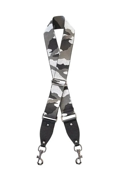 Antler Bag Strap/Camo Silver & Grey