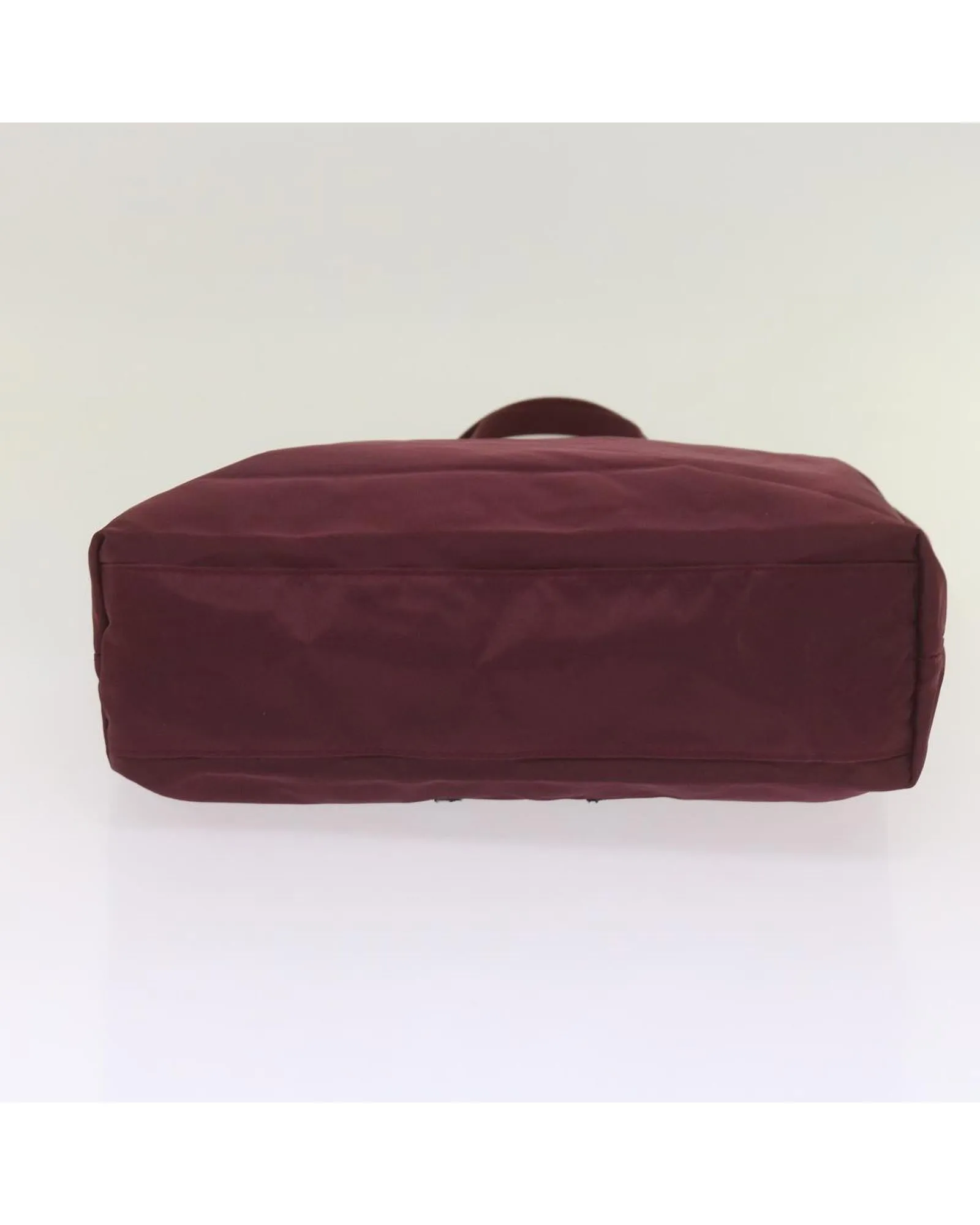 Authentic Nylon Prada Hand Bag in Wine Red and Purple