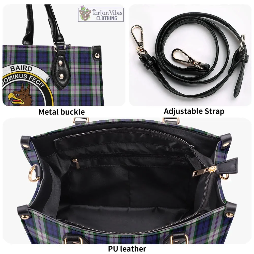 Baird Dress Tartan Luxury Leather Handbags with Family Crest