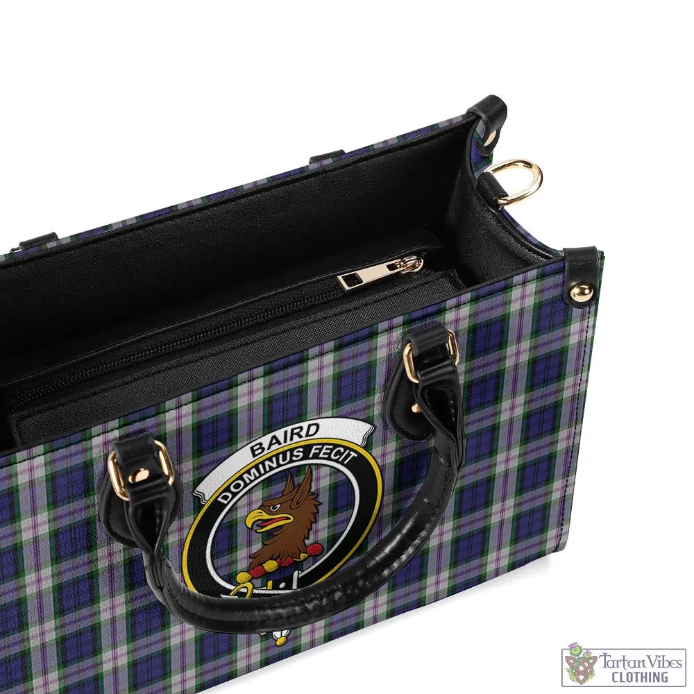 Baird Dress Tartan Luxury Leather Handbags with Family Crest