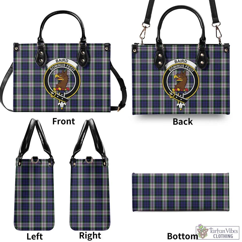 Baird Dress Tartan Luxury Leather Handbags with Family Crest