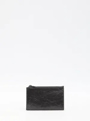 Balenciaga Crush Cardholder In Black