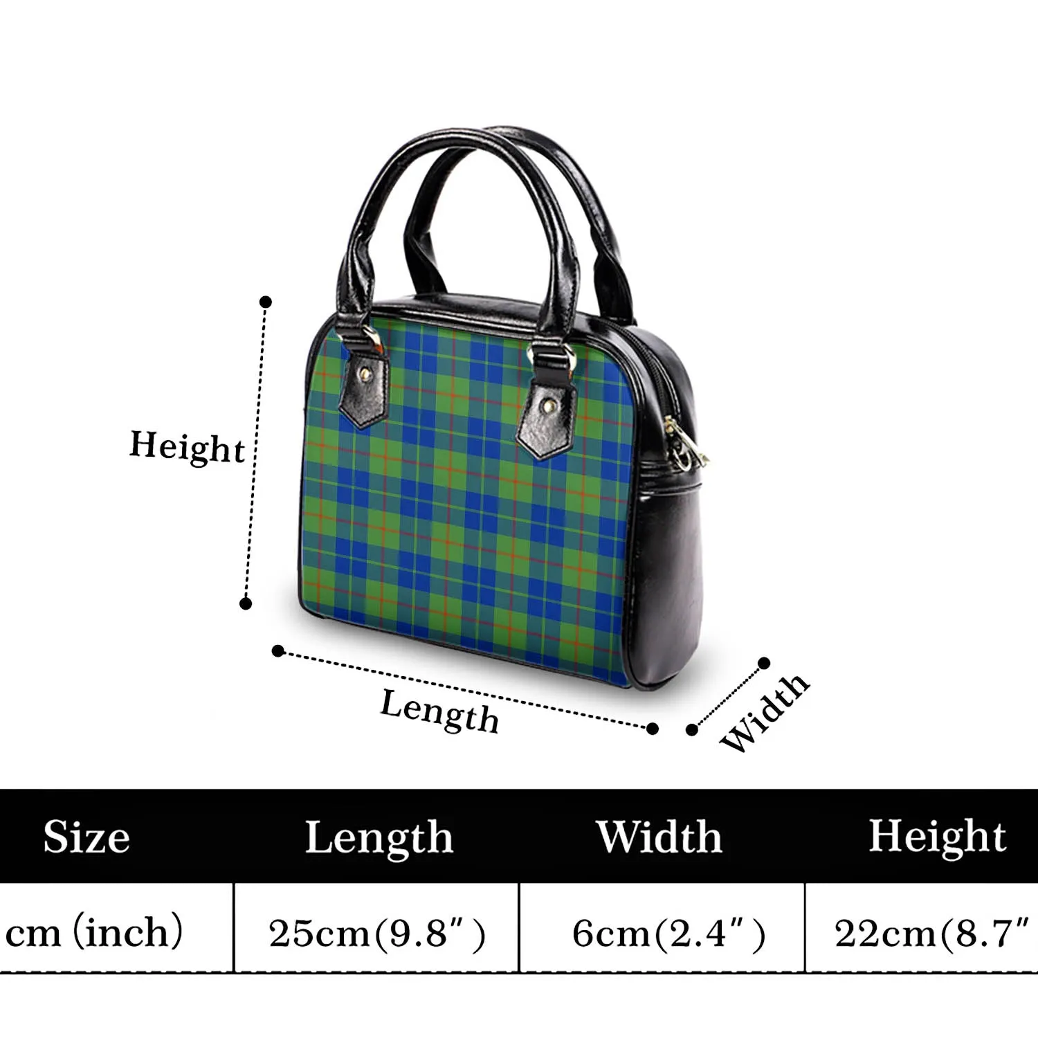 Barclay Hunting Ancient Tartan Shoulder Handbags