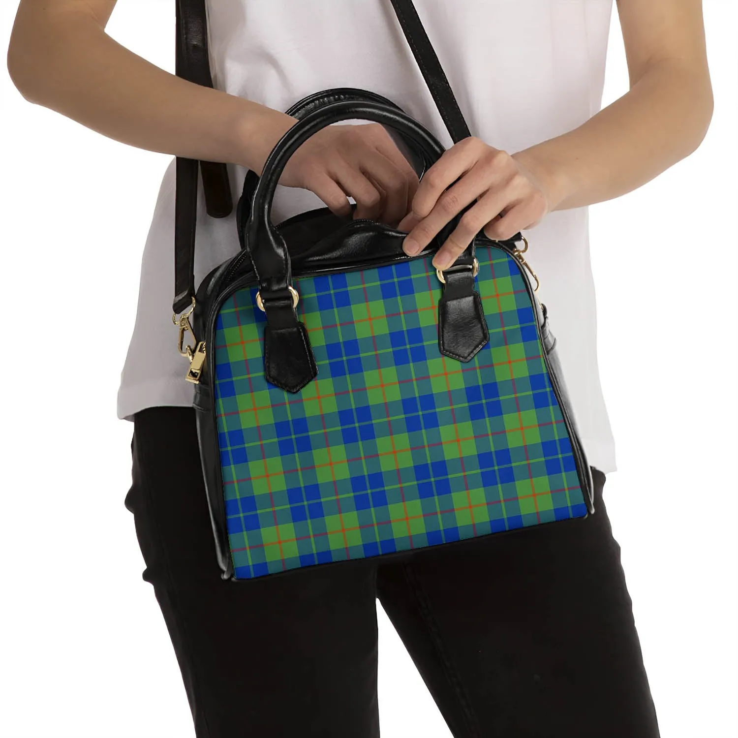 Barclay Hunting Ancient Tartan Shoulder Handbags