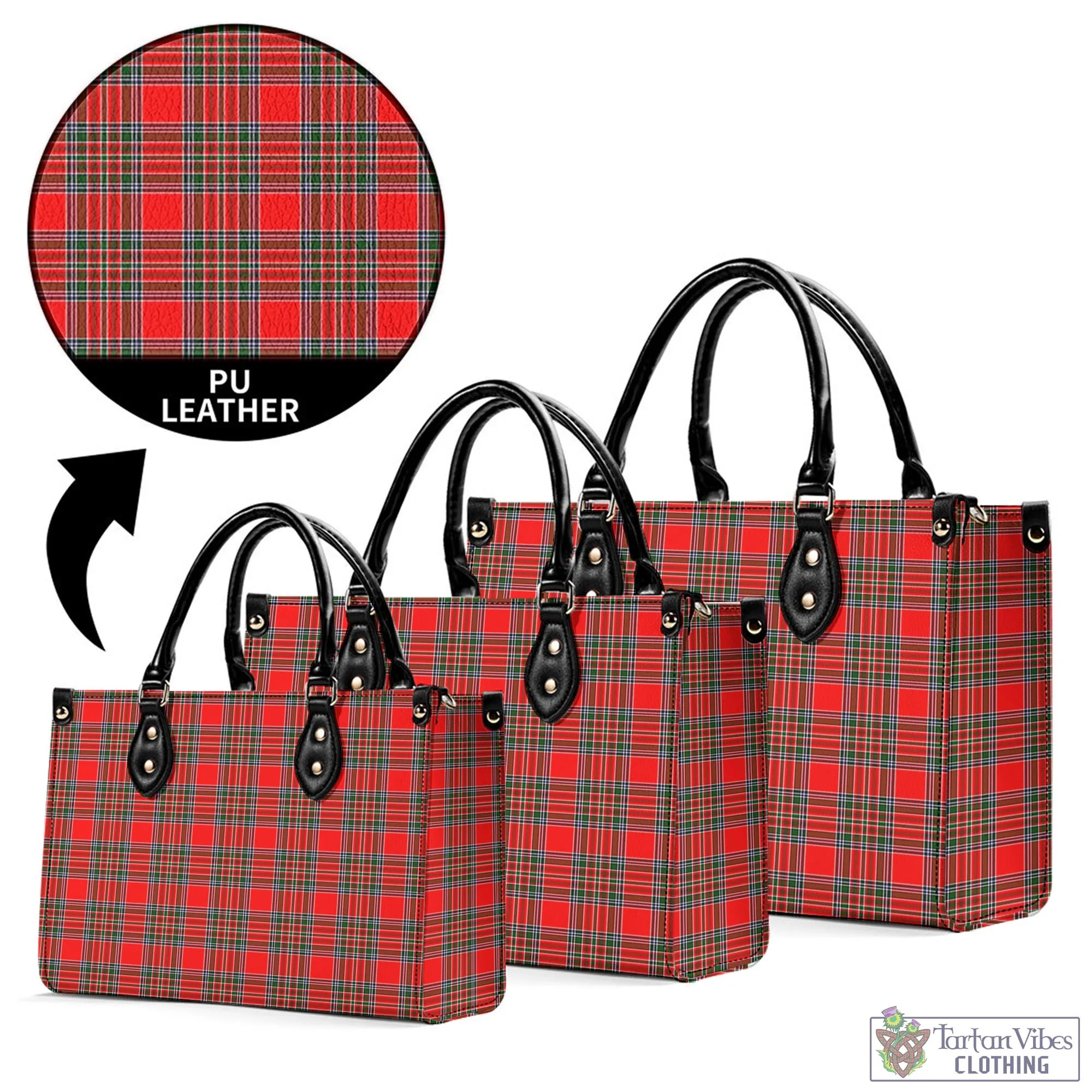 Binning Tartan Luxury Leather Handbags