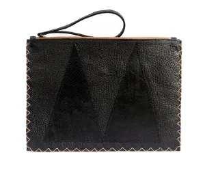 BLACK FLAT TRAVEL CLUTCH