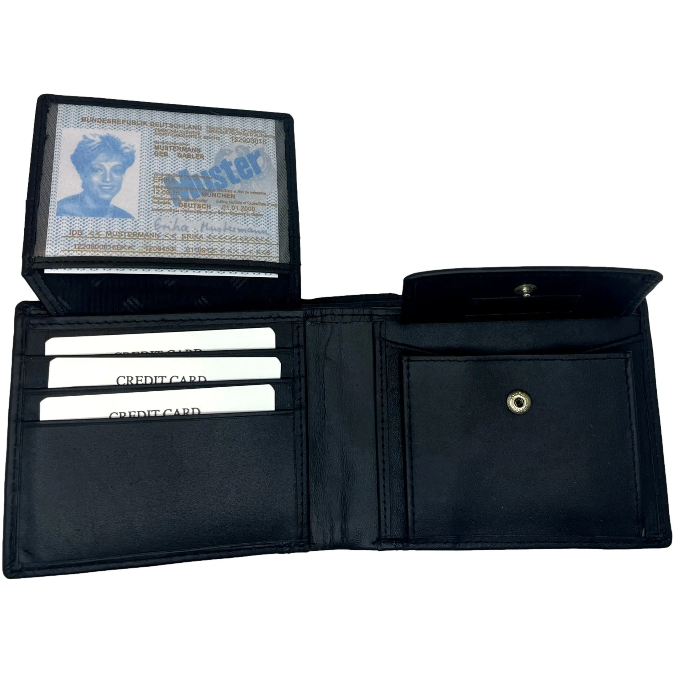 Black Genuine Leather Wallet