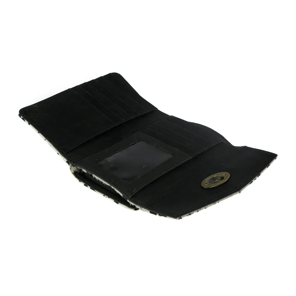 BLACK PATCHES WALLET