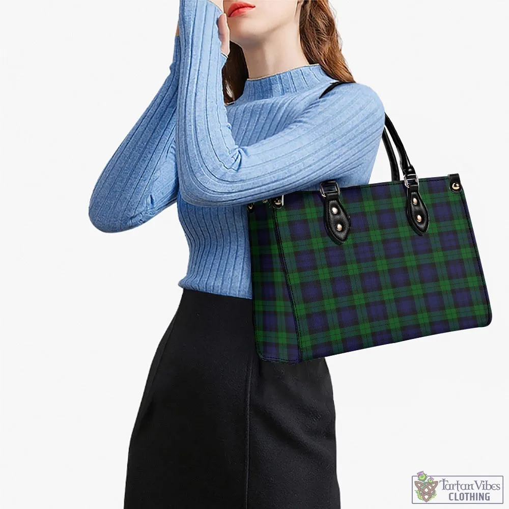 Black Watch Tartan Luxury Leather Handbags