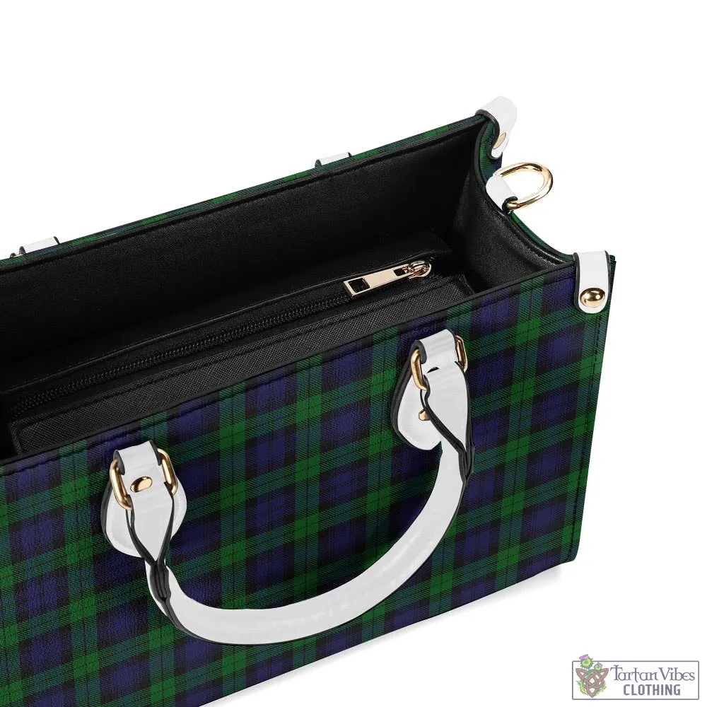 Black Watch Tartan Luxury Leather Handbags