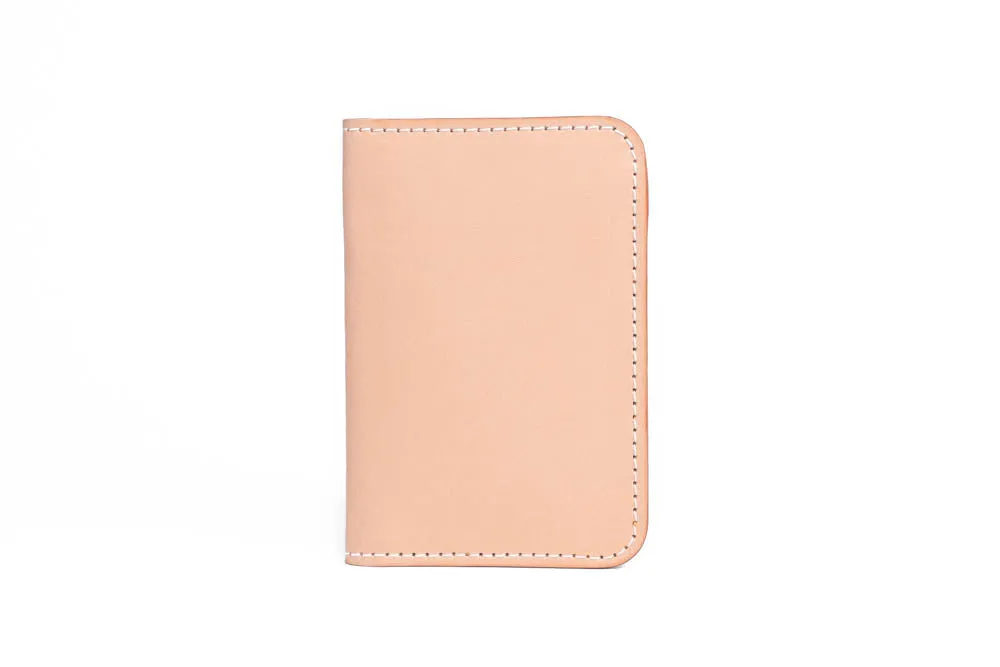 Blemished | No.52 | 'Natural Oak' Vertical Leather Wallet