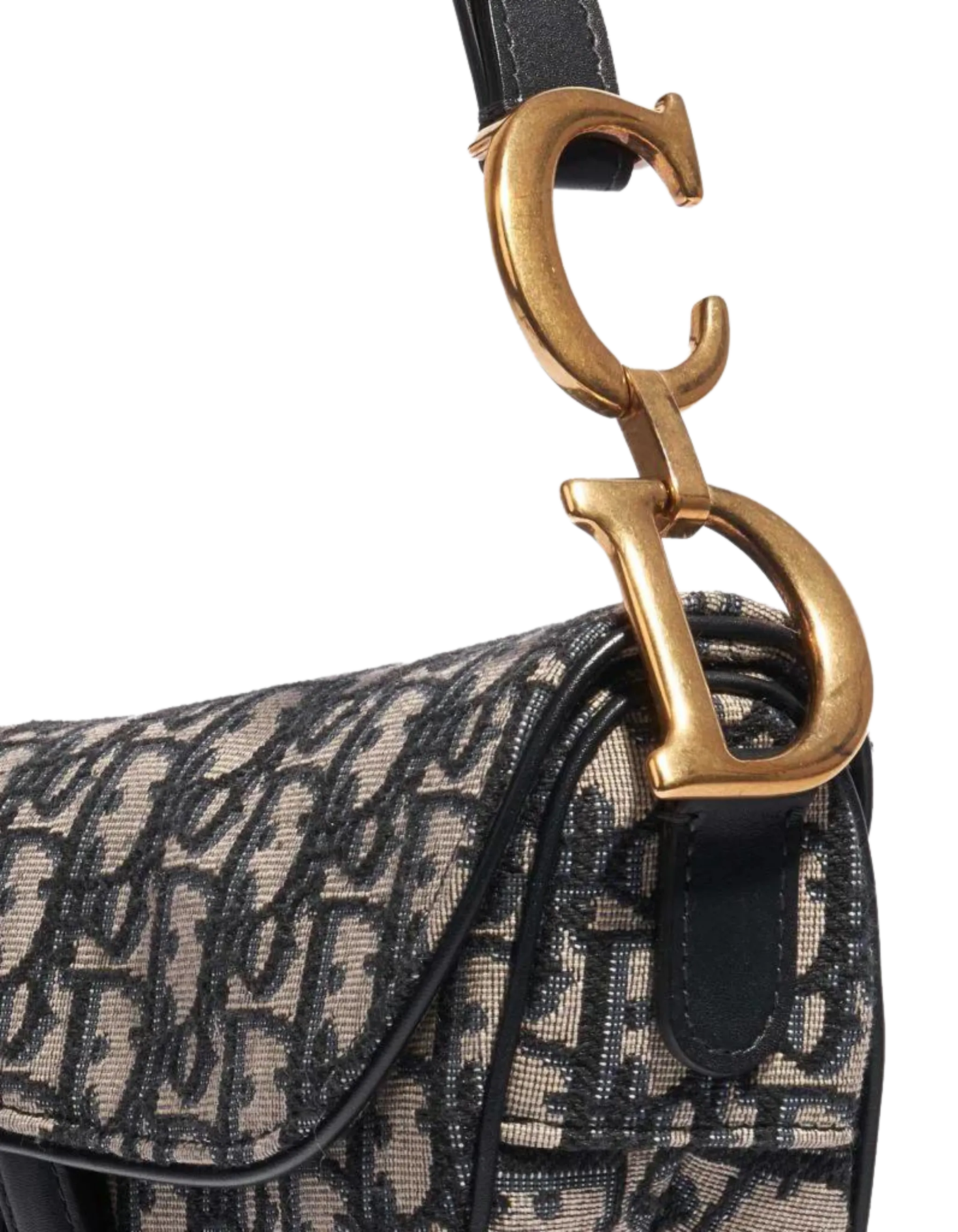 Blue Dior Oblique Saddle Bag - Iconic Luxury