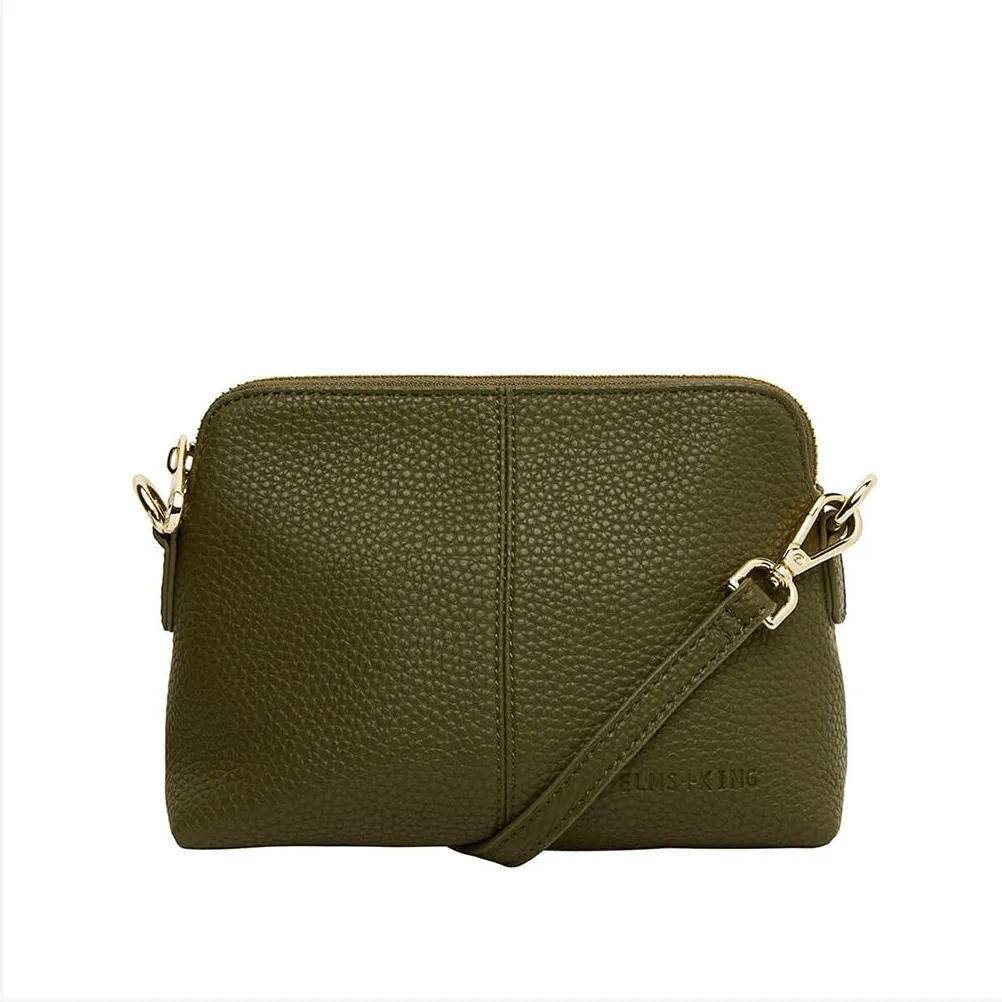 Burbank Crossbody | Khaki Pebble