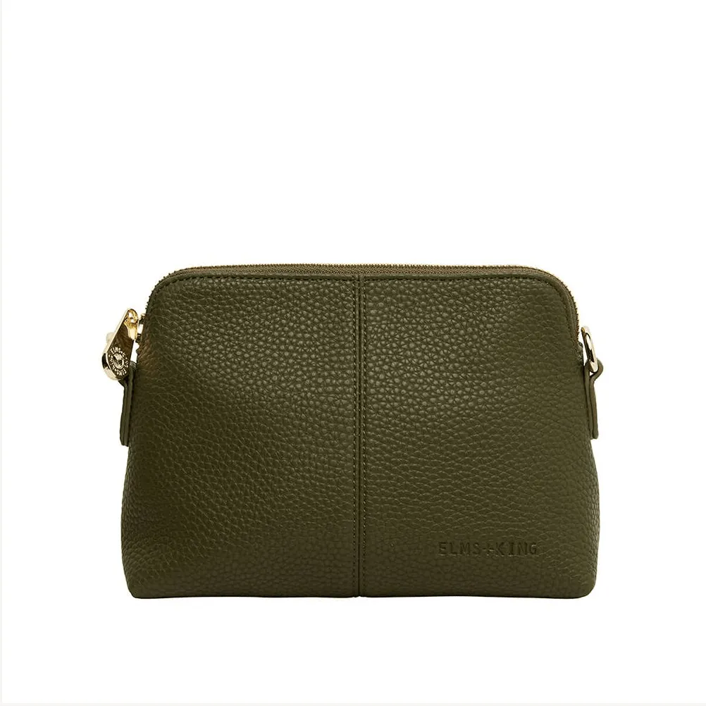 Burbank Crossbody | Khaki Pebble