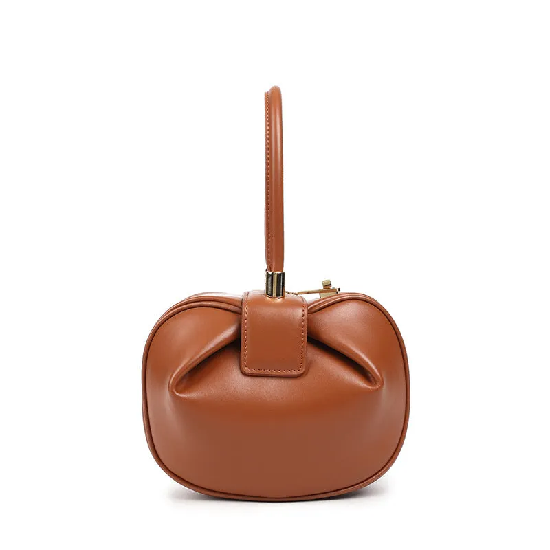 Chells dumplings style leather handbags