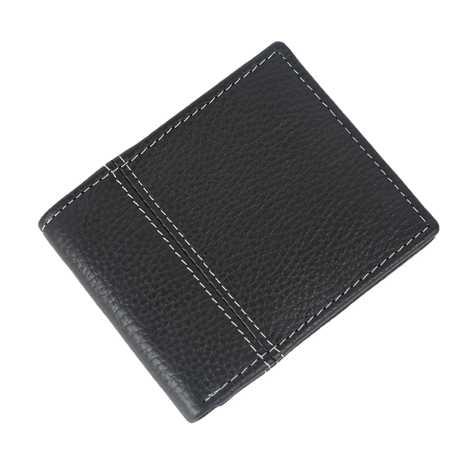 CIMONI Genuine Gents leather wallets / men's leather purses Black on Sale