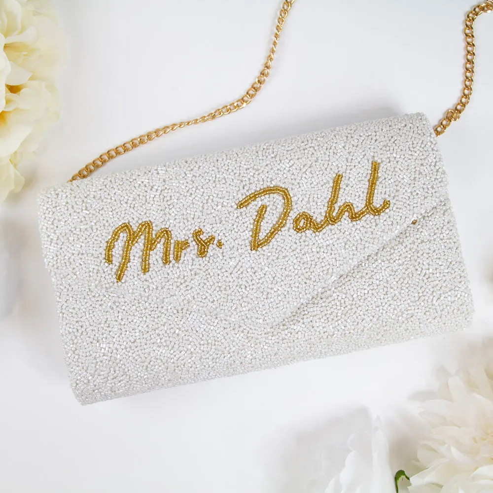 Custom Envelope Wedding Clutch Bag (ENV)