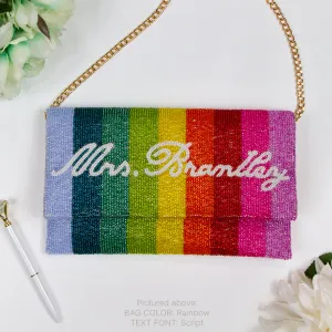 Custom Rainbow Clutch Purse (LHFC)