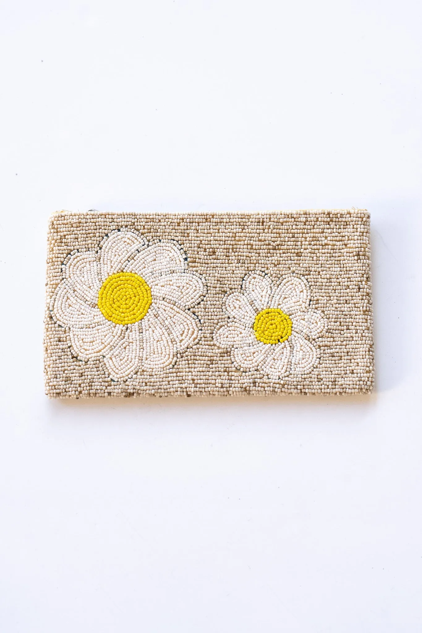 Daisy Mae Large Beaded Clutch