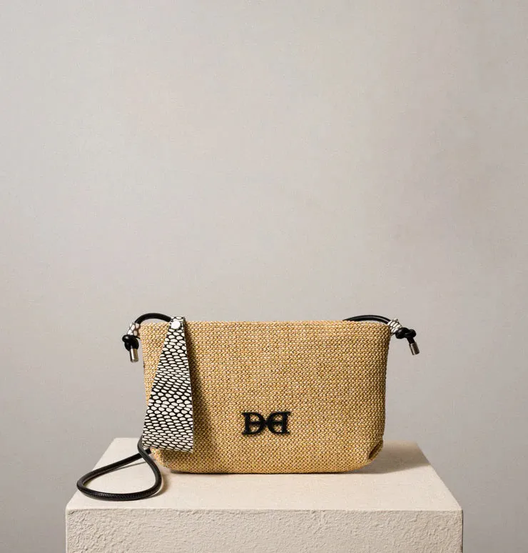 DANIELA LEHAVI - VEGA STRAW CLUTCH