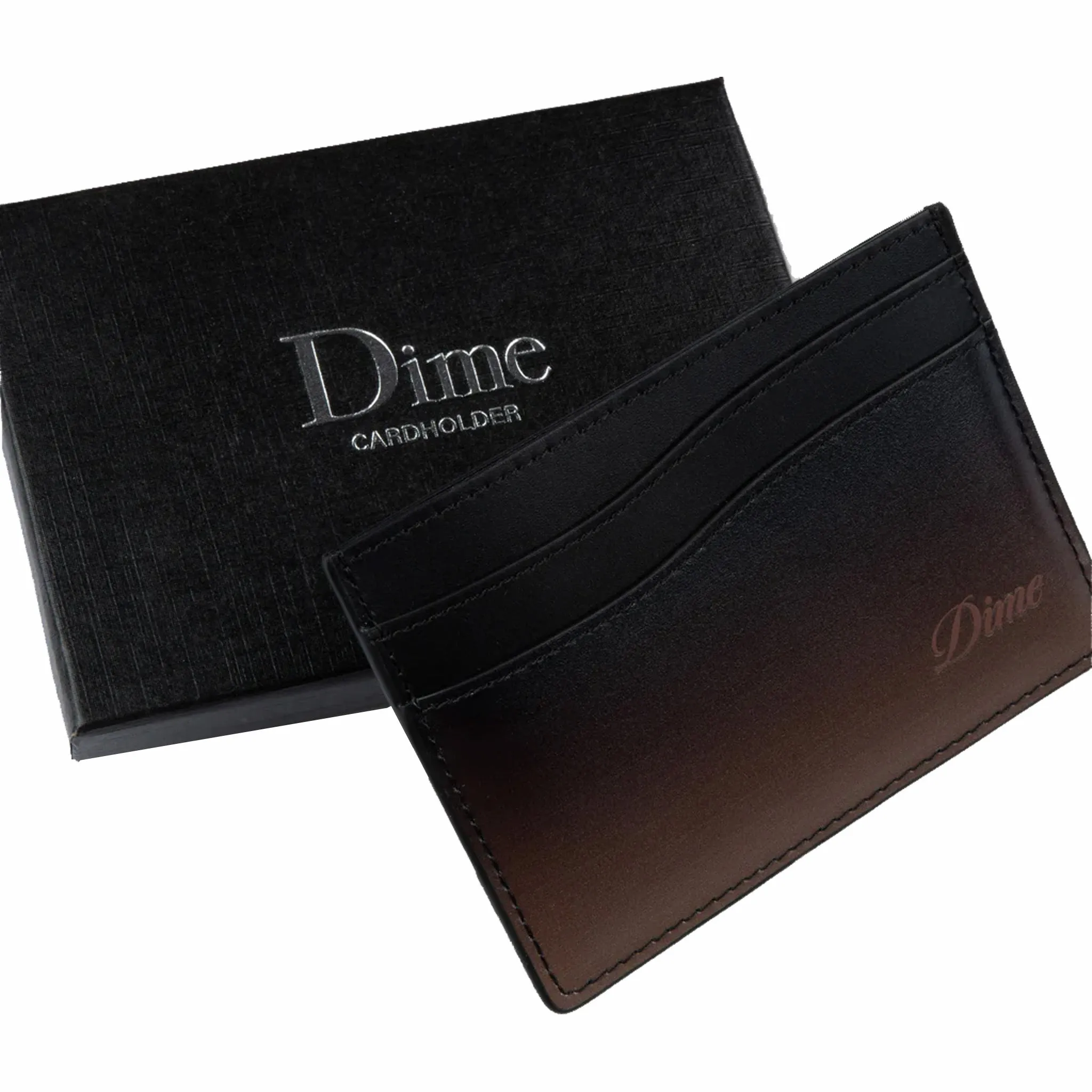 Dime Cursive Gradient Cardholder (Copper)