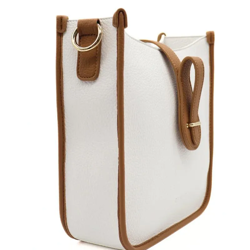 Dominic Max Bag | White Tan