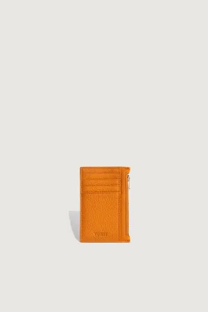 Frank Cardholder - Tangerine Deer Nappa