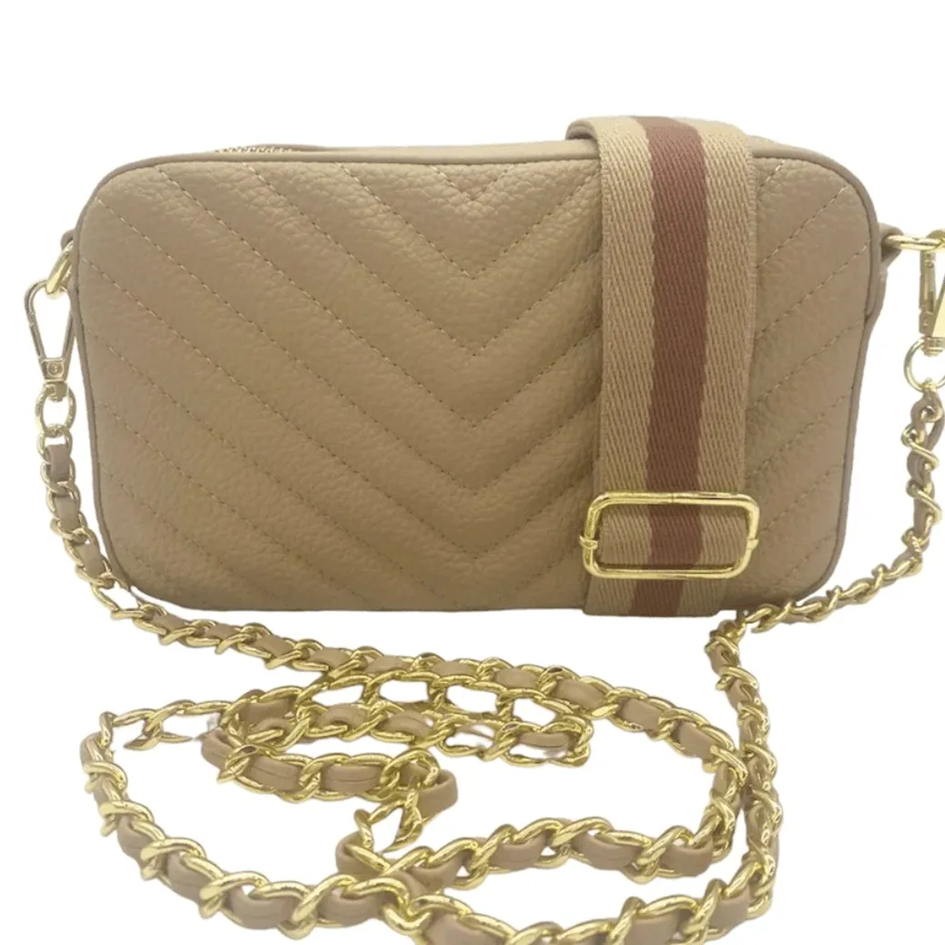 Frankie Speed Cross Body Bag | Nude