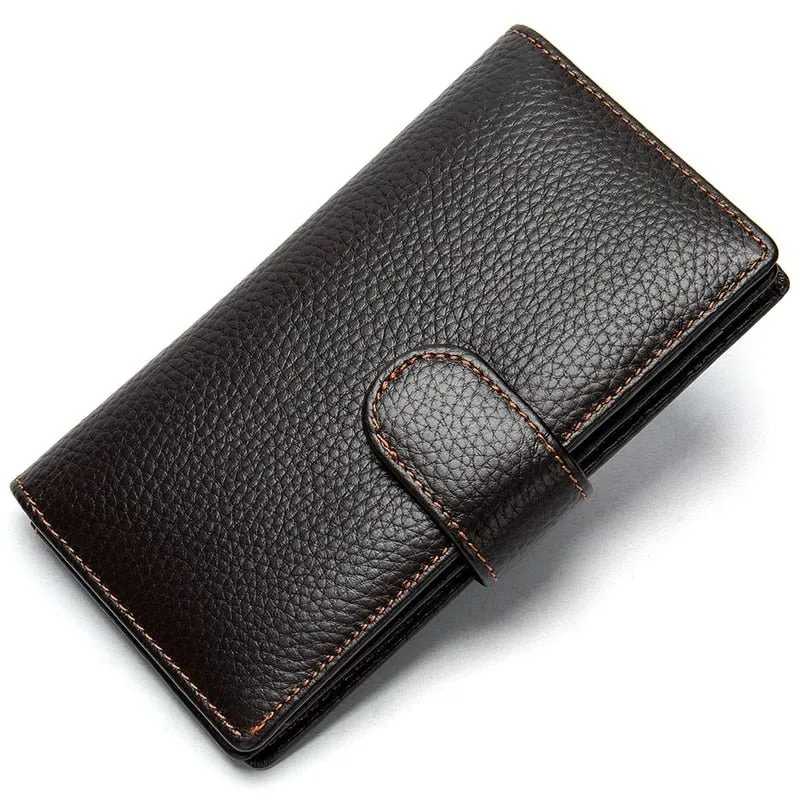 GatorLuxe Exotic Slim Leather Cardholder Wallet