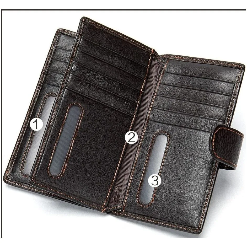 GatorLuxe Exotic Slim Leather Cardholder Wallet