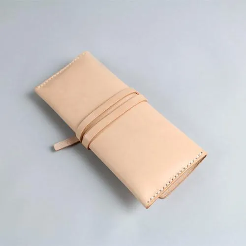 Genuine Leather Long Clutch Purse Wallet