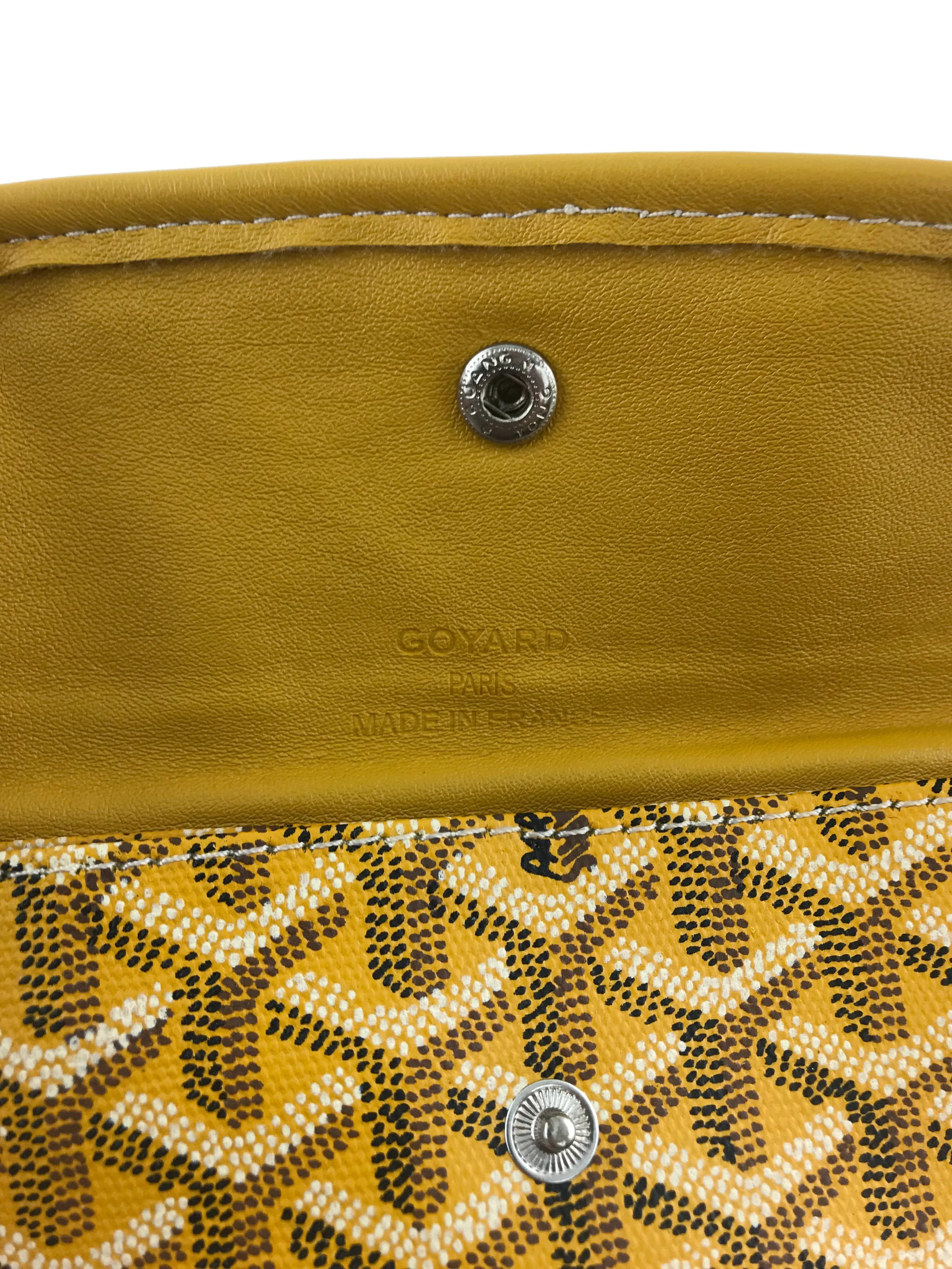 Goyard Goyardine Canvas St. Louis Pochette