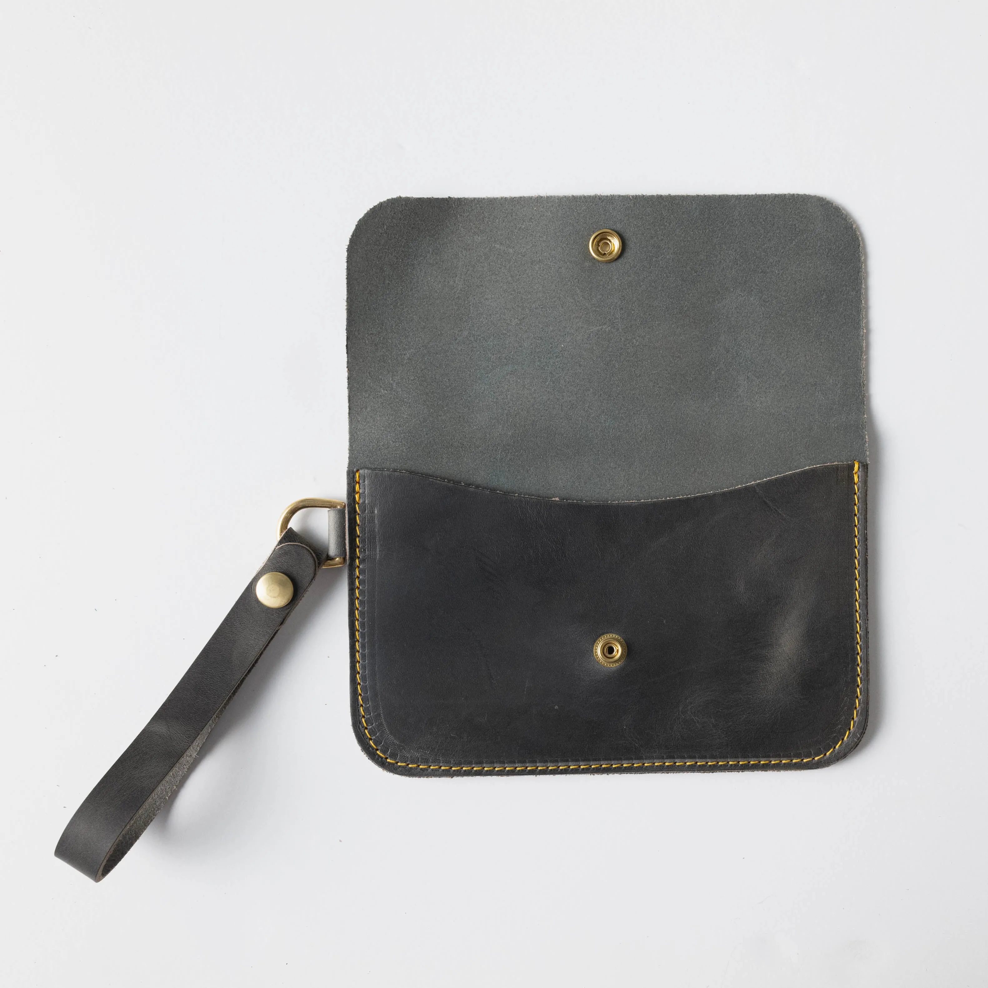 Grey Sky Wristlet Clutch