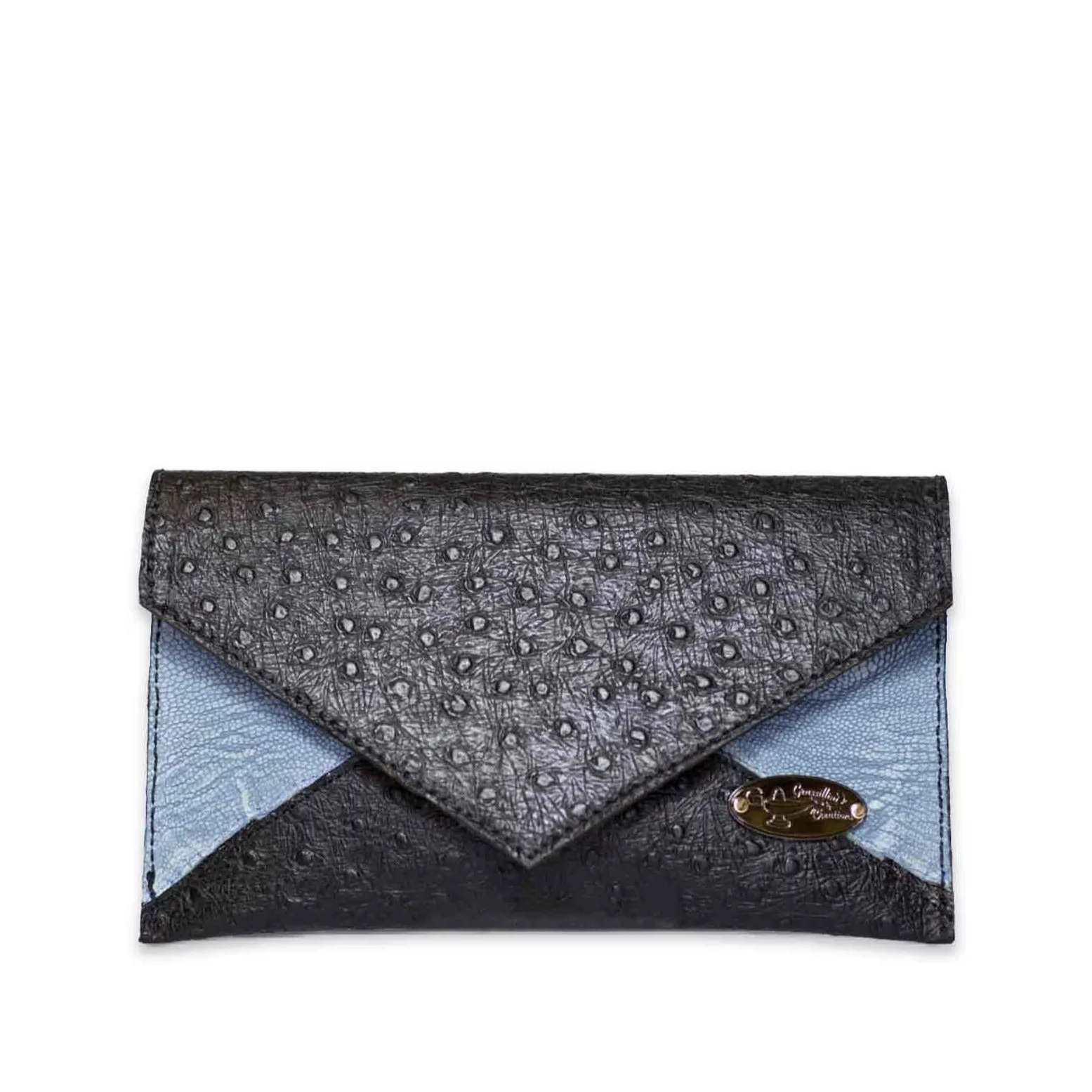 Half Way III Small Clutch - BB Ostrich