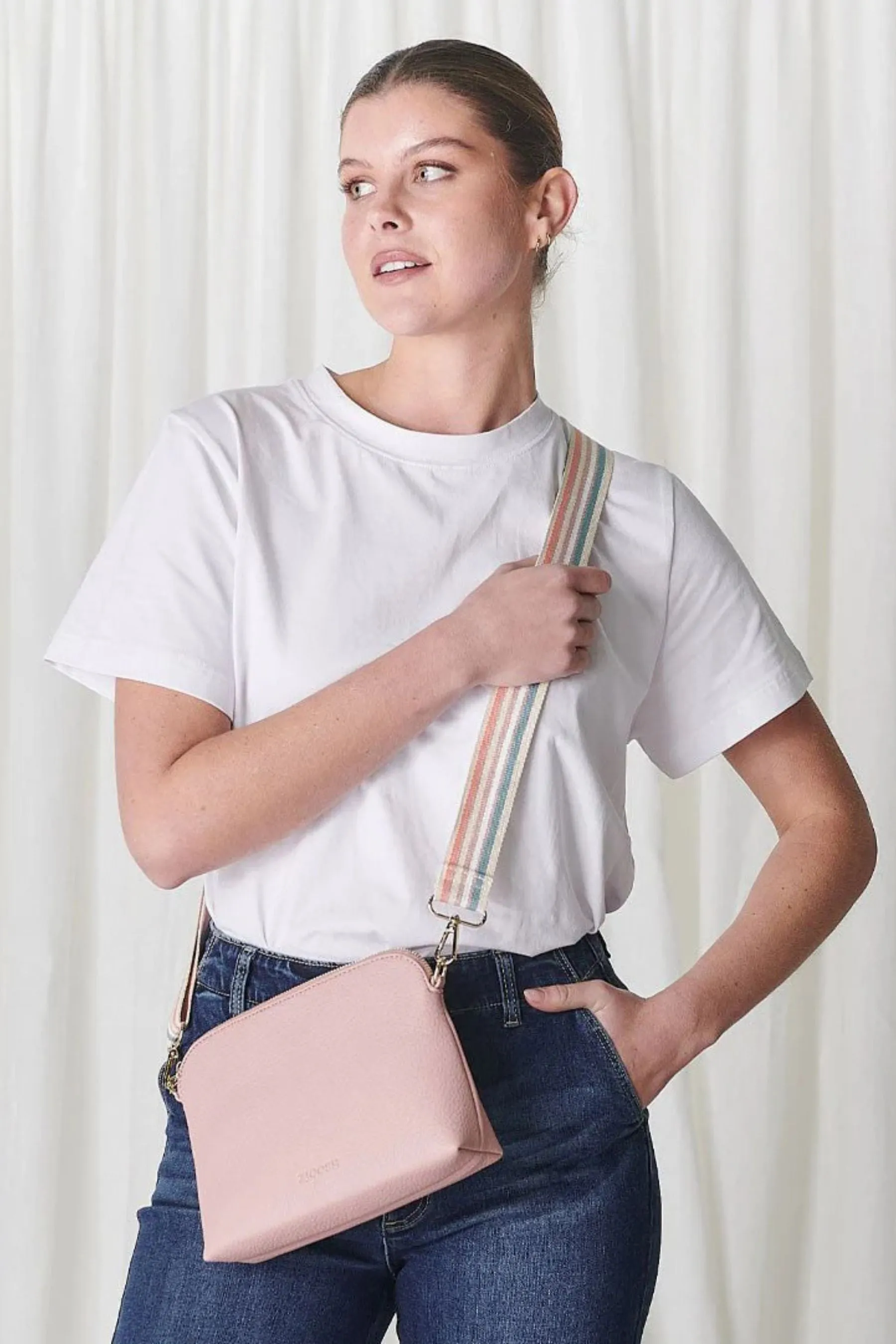 Hudson Cross Body Bag | Pink