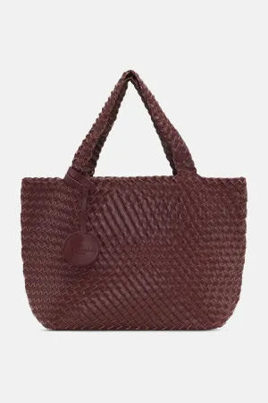 Ilse Jacobsen Bag 08 Reversible Tote Bag Maroon/Ebony