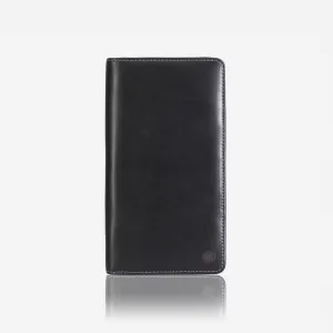 Jekyll & Hide Texas Large Zip-Around Travel And Passport Organiser, Black