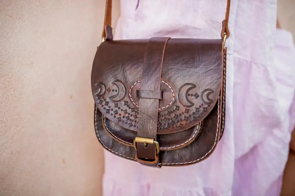 La Lune Crossbody - Vintage Brown