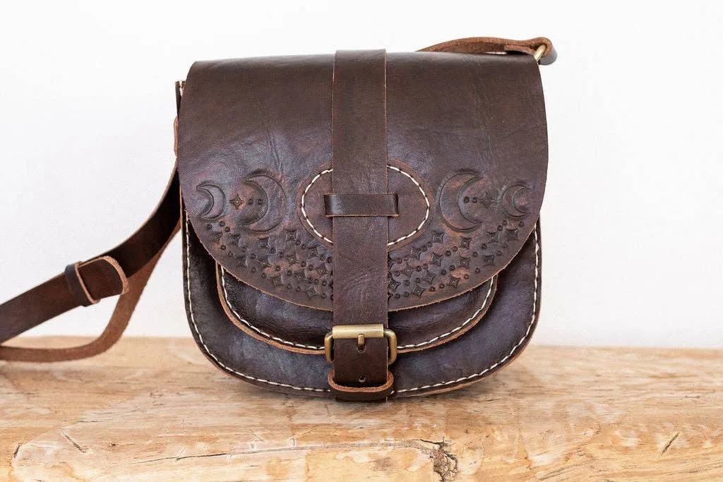 La Lune Crossbody - Vintage Brown