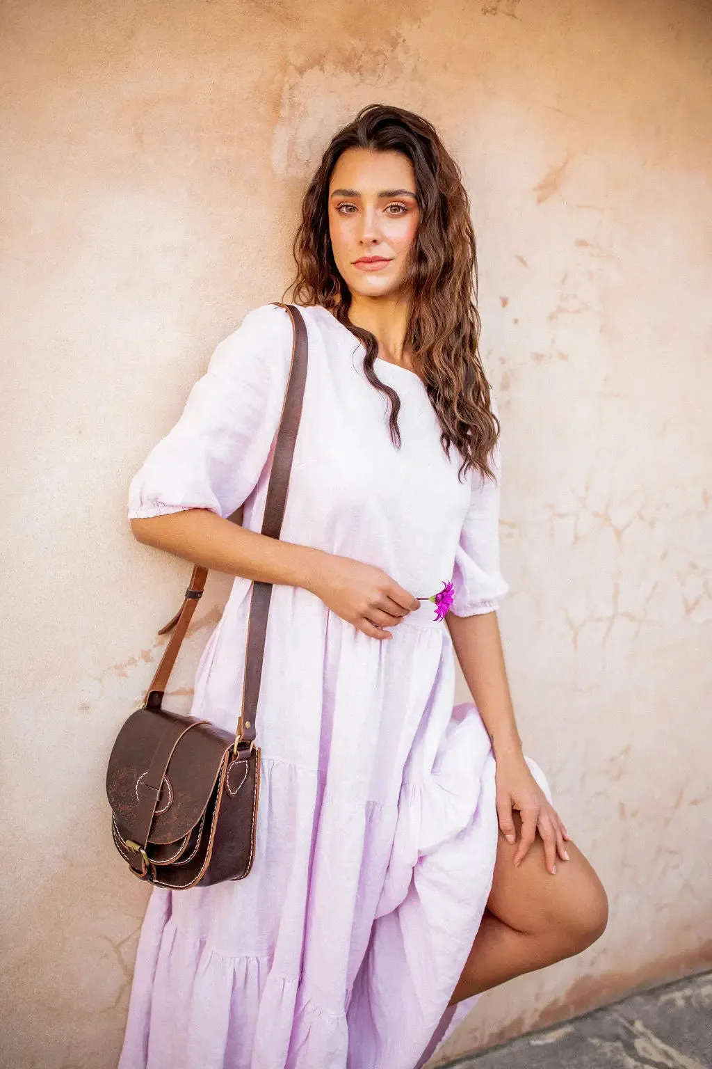 La Lune Crossbody - Vintage Brown