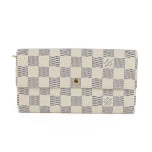 LOUIS VUITTON Damier Azur Sarah Wallet