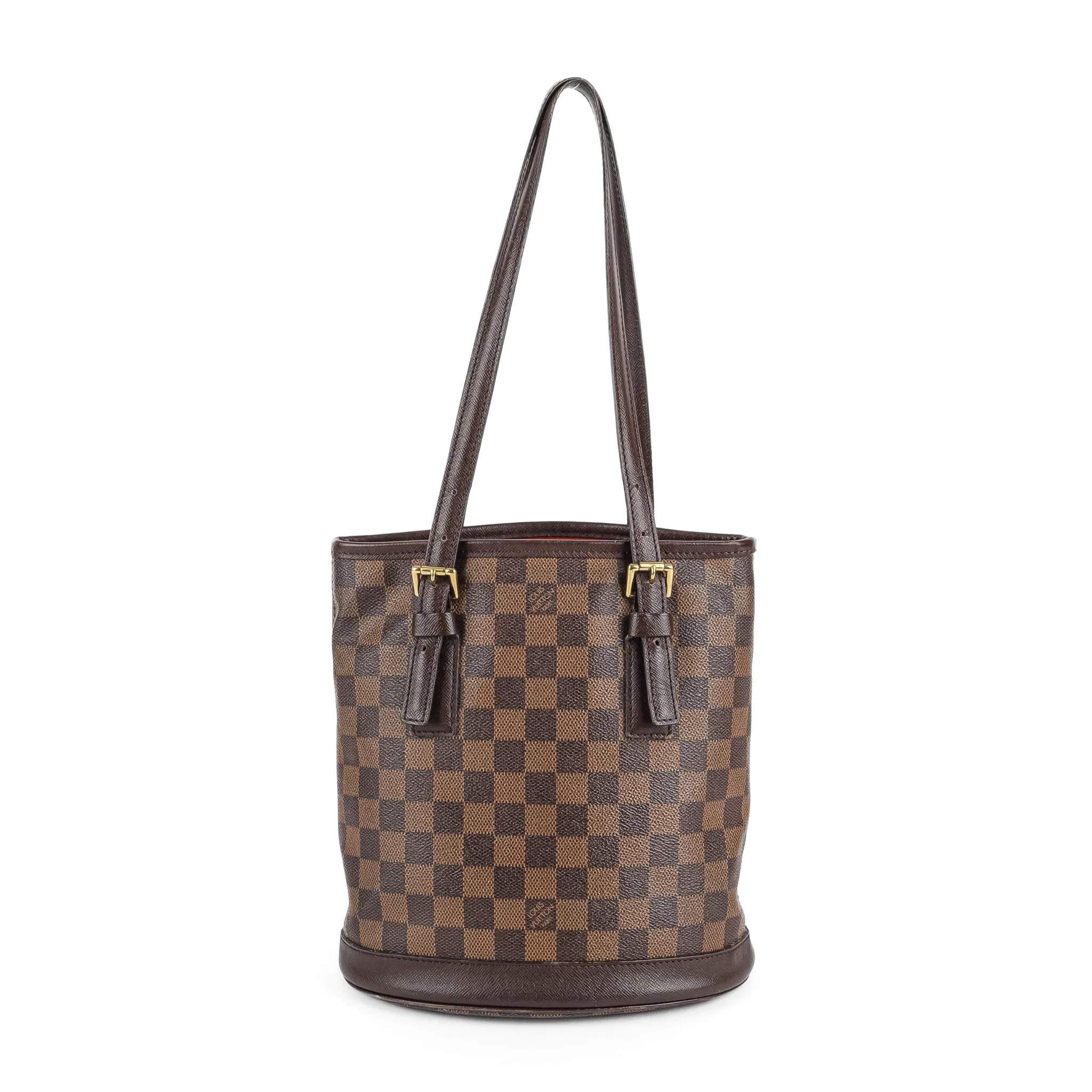 LOUIS VUITTON Damier Ebene Marais Bucket Bag