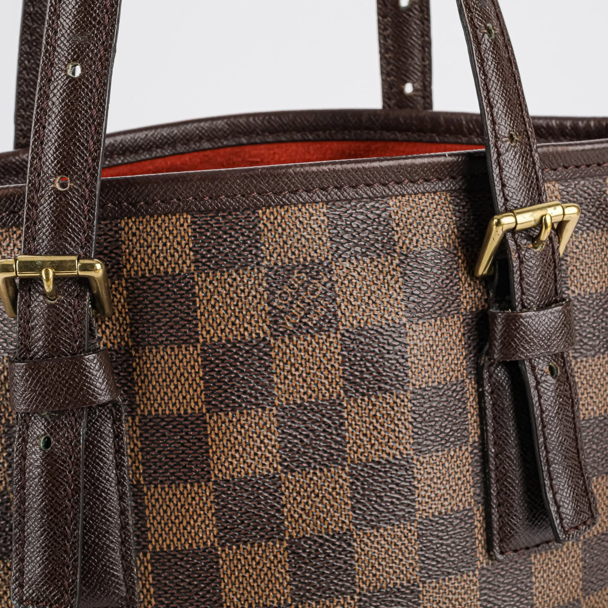 LOUIS VUITTON Damier Ebene Marais Bucket Bag